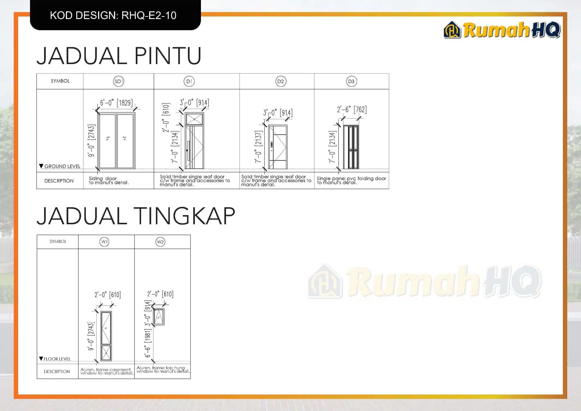 Rekabentuk Design Rumah RHQ E2 10 14